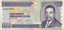 100 Francs BURUNDI  1993 P.37a VF