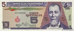 5 Quetzales  GUATEMALA  1990 P.074a