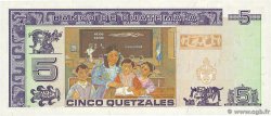 5 Quetzales GUATEMALA  1993 P.088a FDC