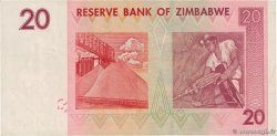 20 Dollars ZIMBABWE  2007 P.68 SUP