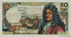 50 Francs RACINE FRANCIA  1962 F.64.01 BC+