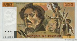 100 Francs DELACROIX modifié FRANKREICH  1978 F.69.01g