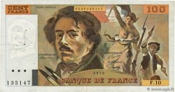 100 Francs DELACROIX modifié FRANCE  1979 F.69.02a