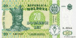 20 Lei MOLDOVIA  2004 P.13f FDC