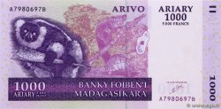5000 Francs - 1000 Ariary MADAGASCAR  2004 P.089a