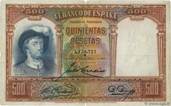 500 Pesetas ESPAGNE  1931 P.084 B