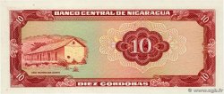 10 Cordobas NICARAGUA  1972 P.123 SC