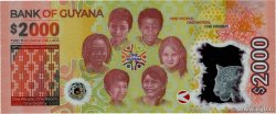 2000 Dollars Commémoratif GUYANA  2022 P.42 NEUF
