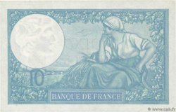10 Francs MINERVE modifié FRANKREICH  1939 F.07.11 fVZ