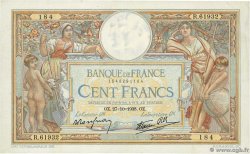 100 Francs LUC OLIVIER MERSON type modifié FRANCE  1938 F.25.33