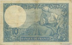 10 Francs MINERVE FRANCE  1921 F.06.05 VG