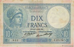 10 Francs MINERVE FRANCE  1931 F.06.15