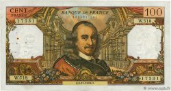 100 Francs CORNEILLE FRANCIA  1970 F.65.33