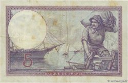 5 Francs FEMME CASQUÉE FRANCIA  1918 F.03.02 BC