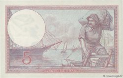 5 Francs FEMME CASQUÉE FRANCE  1927 F.03.11 VF+