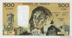 500 Francs PASCAL FRANCE  1991 F.71.46 SPL+