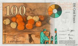 100 Francs CÉZANNE FRANCE  1997 F.74.01 SUP