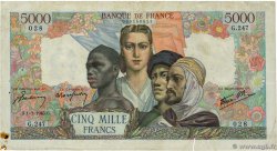 5000 Francs EMPIRE FRANÇAIS FRANCE  1945 F.47.11 TB