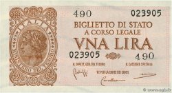 1 Lire ITALY  1944 P.029b