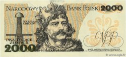 2000 Zlotych POLOGNE  1982 P.147c NEUF