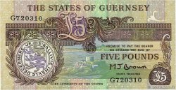 5 Pounds GUERNESEY  1990 P.53a NEUF