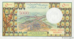 5000 Francs DJIBOUTI  1991 P.38c AU
