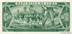 5 Pesos CUBA  1990 P.103d UNC