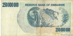 250 Millions Dollars ZIMBABWE  2008 P.59 TTB