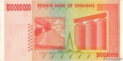 100 Millions Dollars ZIMBABWE  2008 P.80 VF