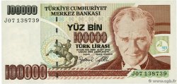 100000 Lira TURQUíA  1997 P.206 SC