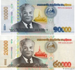 10000 et 20000 Kip Lot LAOS  2020 P.41B P.41C NEUF