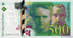 500 Francs PIERRE ET MARIE CURIE FRANCIA  1995 F.76.02 SC+