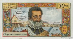 50 Nouveaux Francs HENRI IV FRANCE  1959 F.58.03