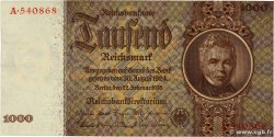 1000 Reichsmark DEUTSCHLAND  1936 P.184 fST+