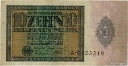 10 Billionen Mark ALLEMAGNE  1924 P.137 TB+