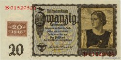 20 Deutsche Mark ALLEMAGNE RÉPUBLIQUE DÉMOCRATIQUE  1948 P.05A