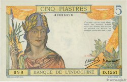 5 Piastres FRENCH INDOCHINA  1946 P.055c