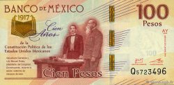100 Pesos Commémoratif MEXICO  2017 P.130a