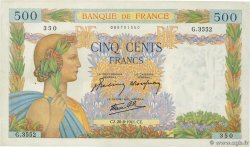 500 Francs LA PAIX FRANCE  1941 F.32.21 pr.SUP