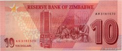 10 Dollars ZIMBABUE  2020 P.103 FDC