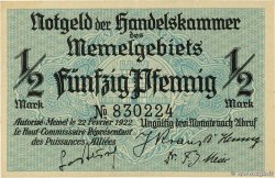 1/2 Mark MEMEL  1922 P.01 SUP+