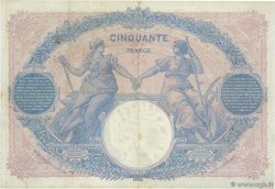 50 Francs BLEU ET ROSE FRANCE  1913 F.14.26 pr.TTB