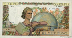 10000 Francs GÉNIE FRANÇAIS FRANKREICH  1952 F.50.61 SS