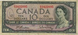 10 Dollars CANADA  1954 P.079b B+