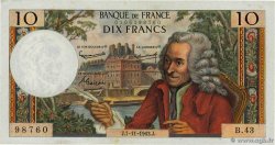 10 Francs VOLTAIRE FRANCE  1963 F.62.05
