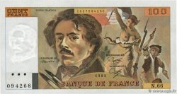 100 Francs DELACROIX modifié FRANCE  1983 F.69.07 AU