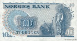 10 Kroner NORVÈGE  1975 P.36b XF+