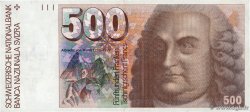 500 Francs SUISSE  1986 P.58b SS