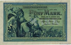 5 Mark ALEMANIA  1904 P.008a SC+