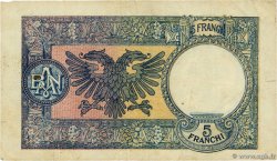 5 Franga ALBANIE  1939 P.06a TB